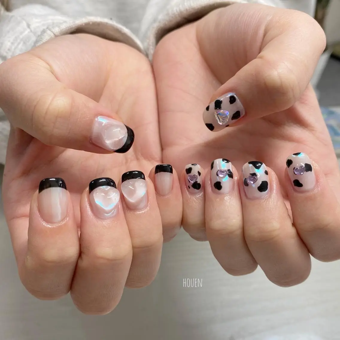 ネイル オーロラネイル 持ち込み I pinknail 韓国風·持ち込み専門のネイルデザイン