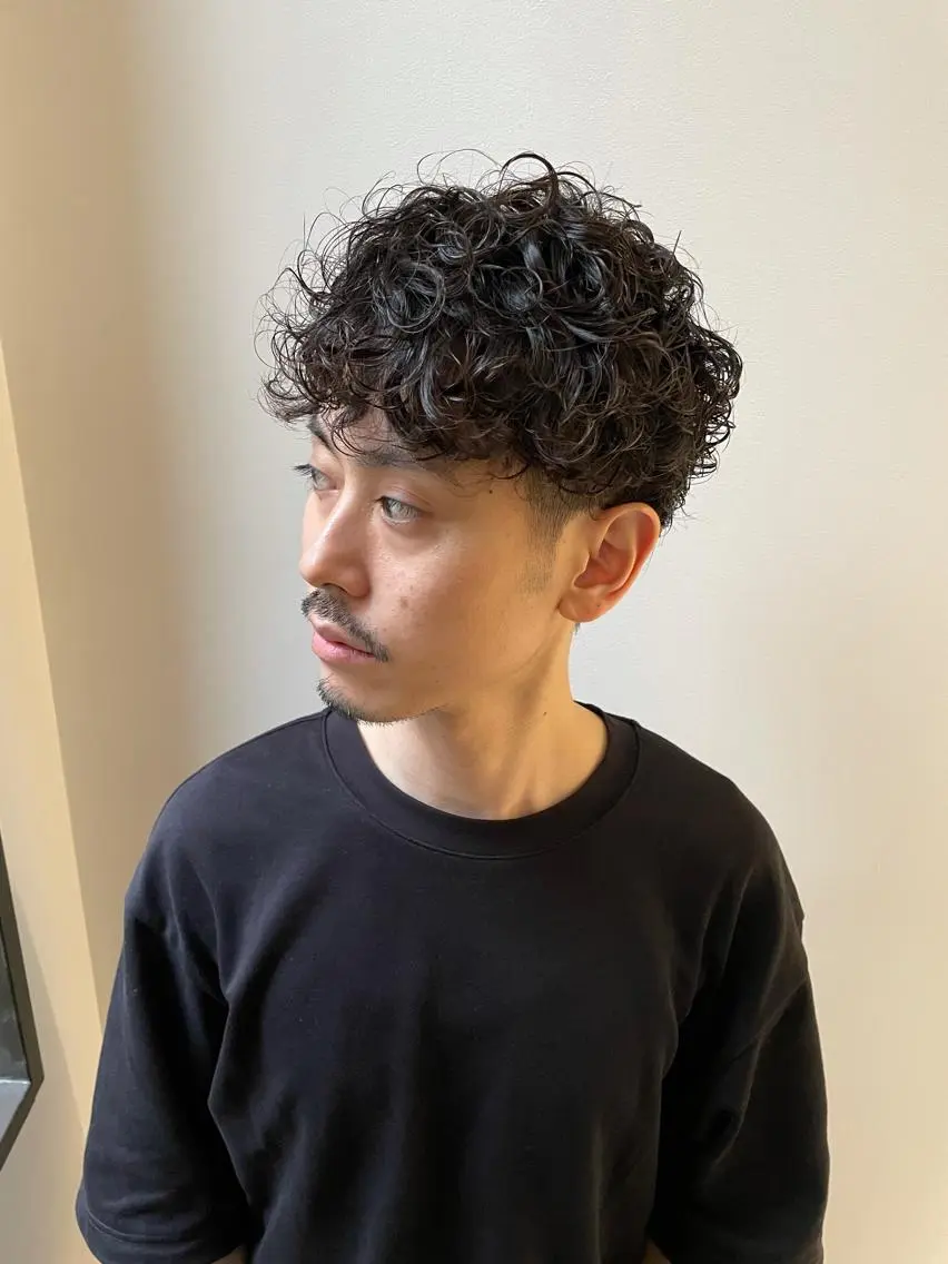 メンズカット＋パーマの写真