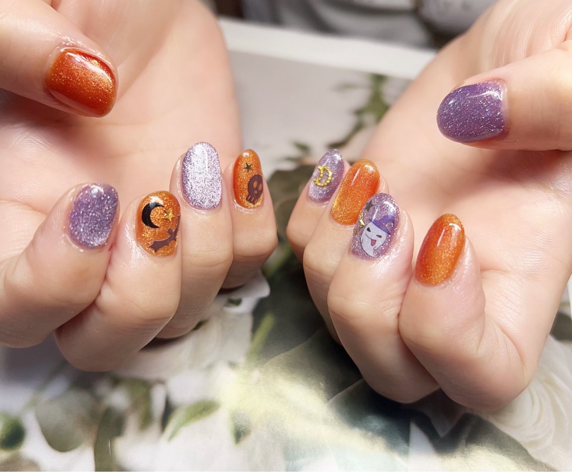 ネイル キラキラネイル ロングネイル オフィスネイル NAMU NAILS💞のネイルデザイン