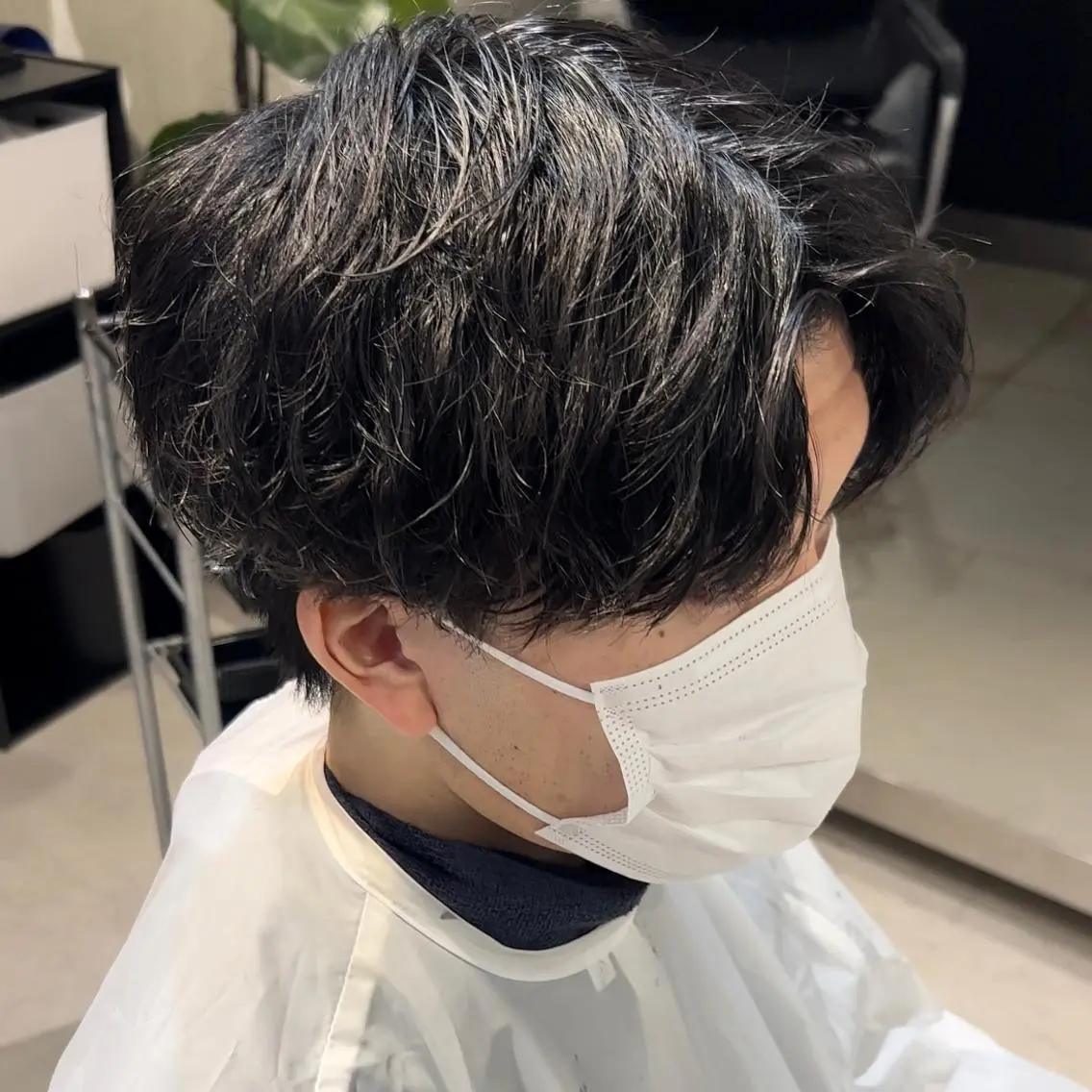 ショート カラー パーマ メンズ アイブロウ カット パーマ トリートメント ヘアセット 丁寧なカウンセリング 🌿Chiemi🌿のヘアスタイル