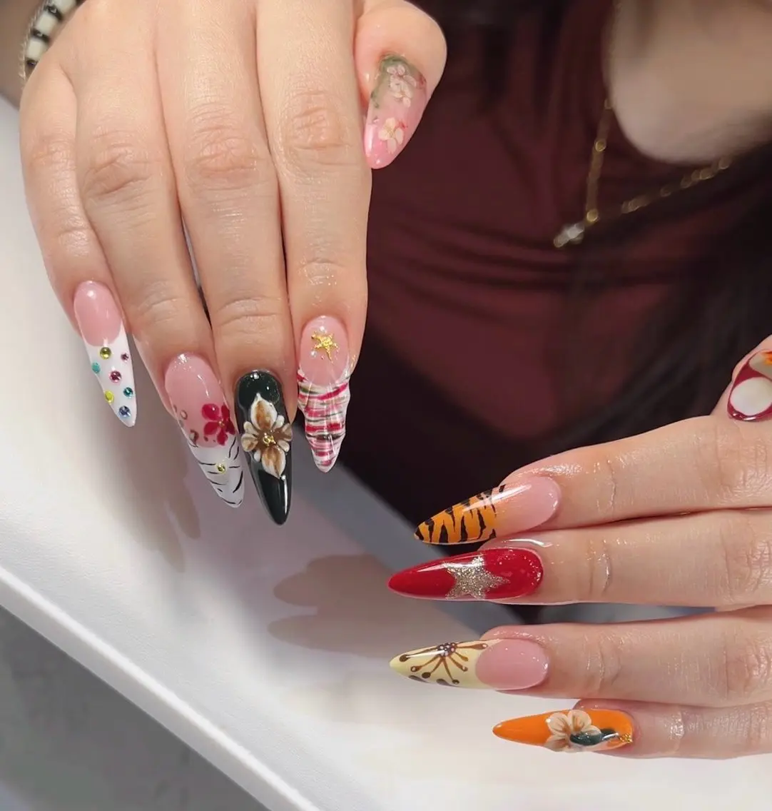 ネイル ハンドネイル フットネイル Sunset Nail 柏のネイルデザイン