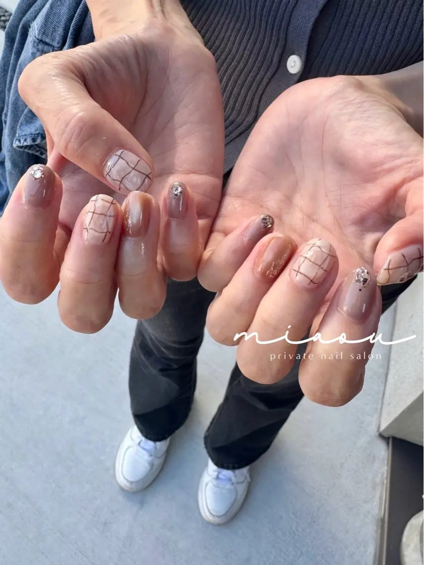 ネイル ハンドネイル Miaou nail ミャウ ネイルのネイルデザイン