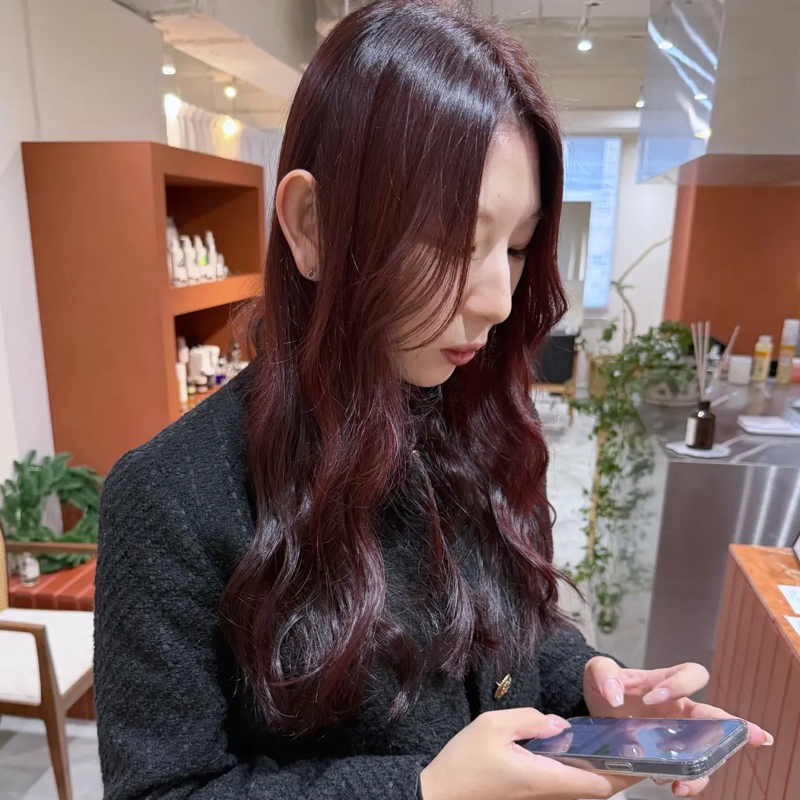 【☘️4、5月限定☘️】カット+艶カラー+プレミアムトリートメント+プチスパ✨🫧18150→9900の写真