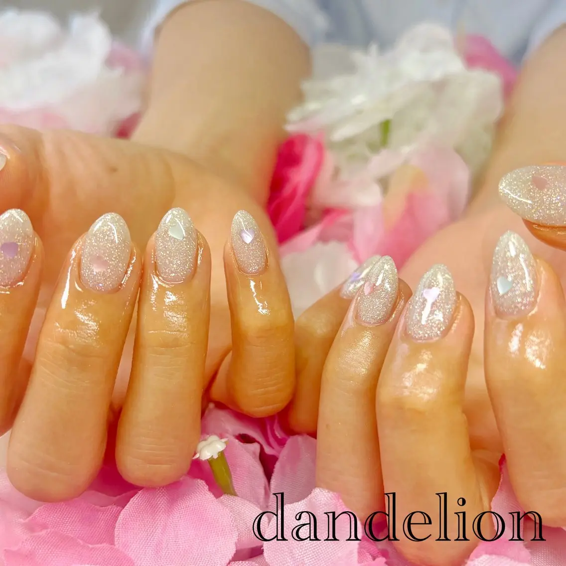 ネイル ハンドネイル ハンドケア dandelion ダンデライオンのネイルデザイン