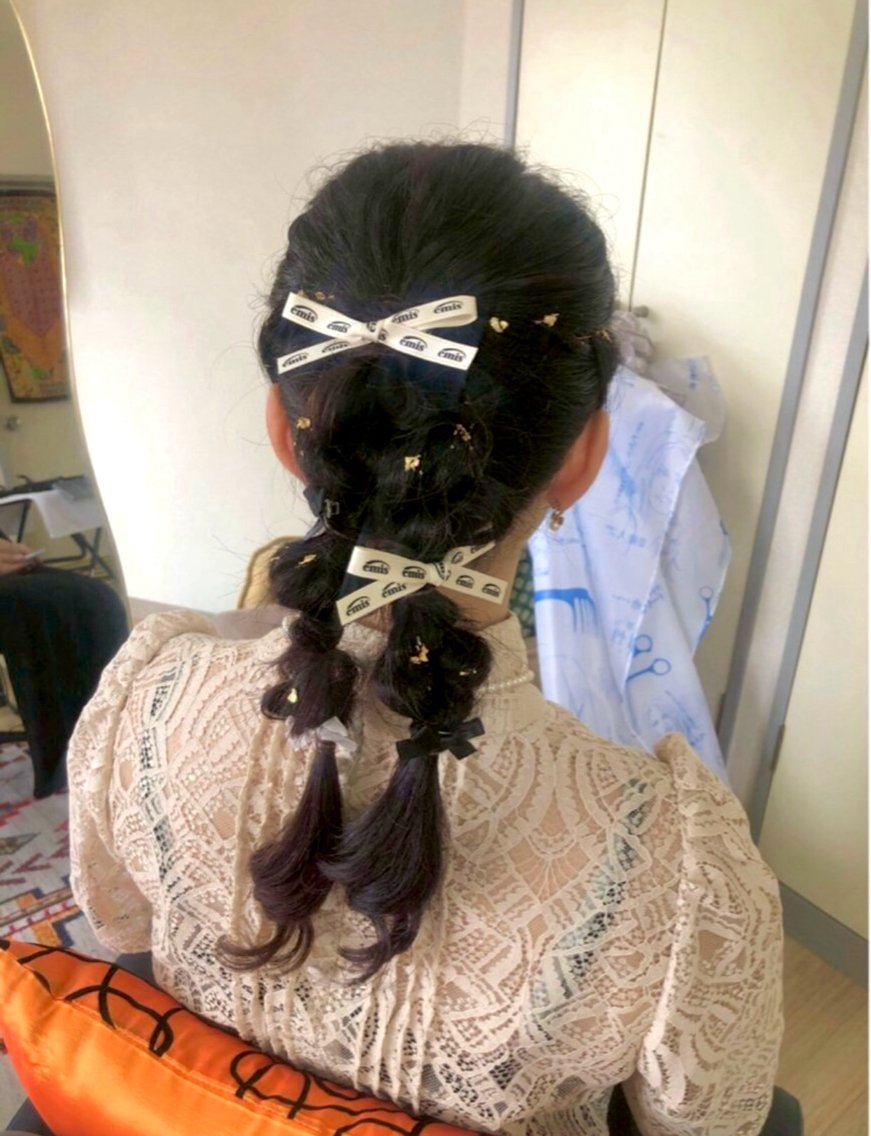 ロング ヘアアレンジ ヘアセット salon *meehoのネイルデザイン