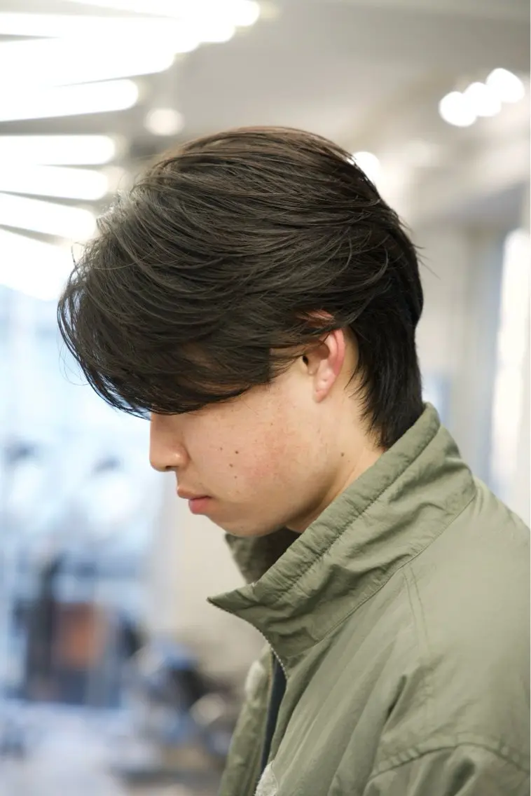 ミディアム パーマ メンズ 👑未来の神童👑 しょーたのヘアスタイル