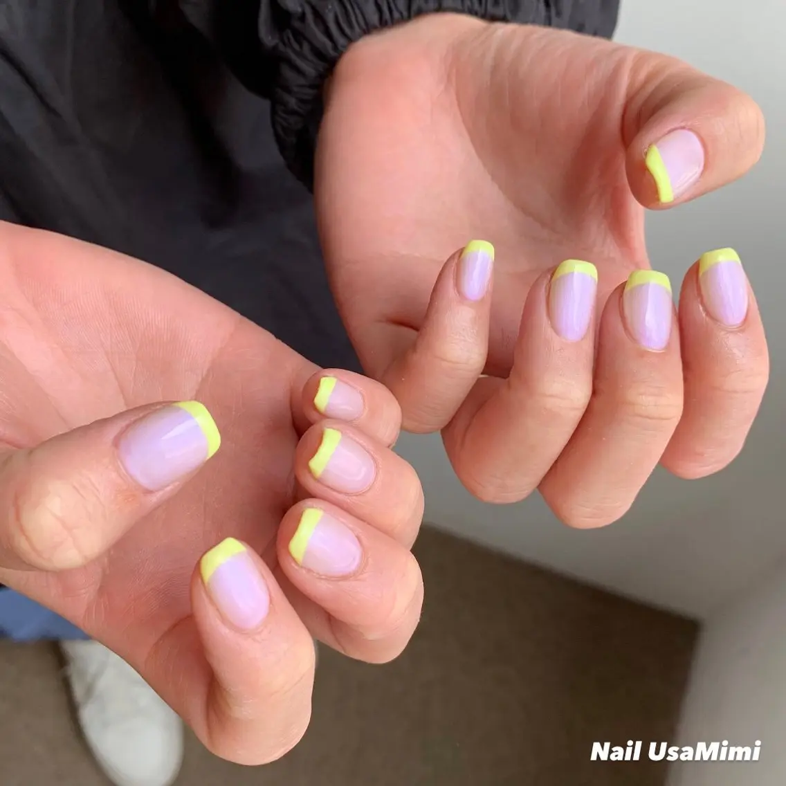ネイル ジェルネイル マグネットネイル 持ち込み ワンカラーネイル パラジェル 本町ネイルNail UsaMimiのネイルデザイン