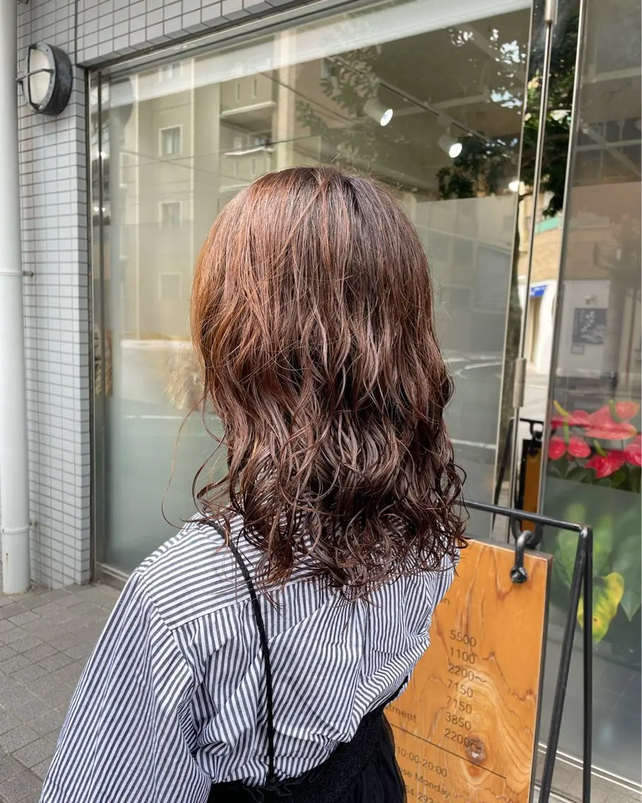 🌟平日限定❗️🌟カット&デザインパーマ（トリートメント追加できます🙆🏼‍♀️）の写真