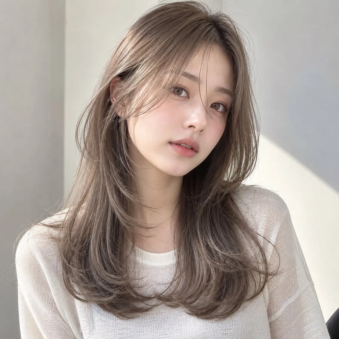 ロング カット ヘアカラー トリートメント 似合わせ 美髪矯正 ミツキのヘアスタイル
