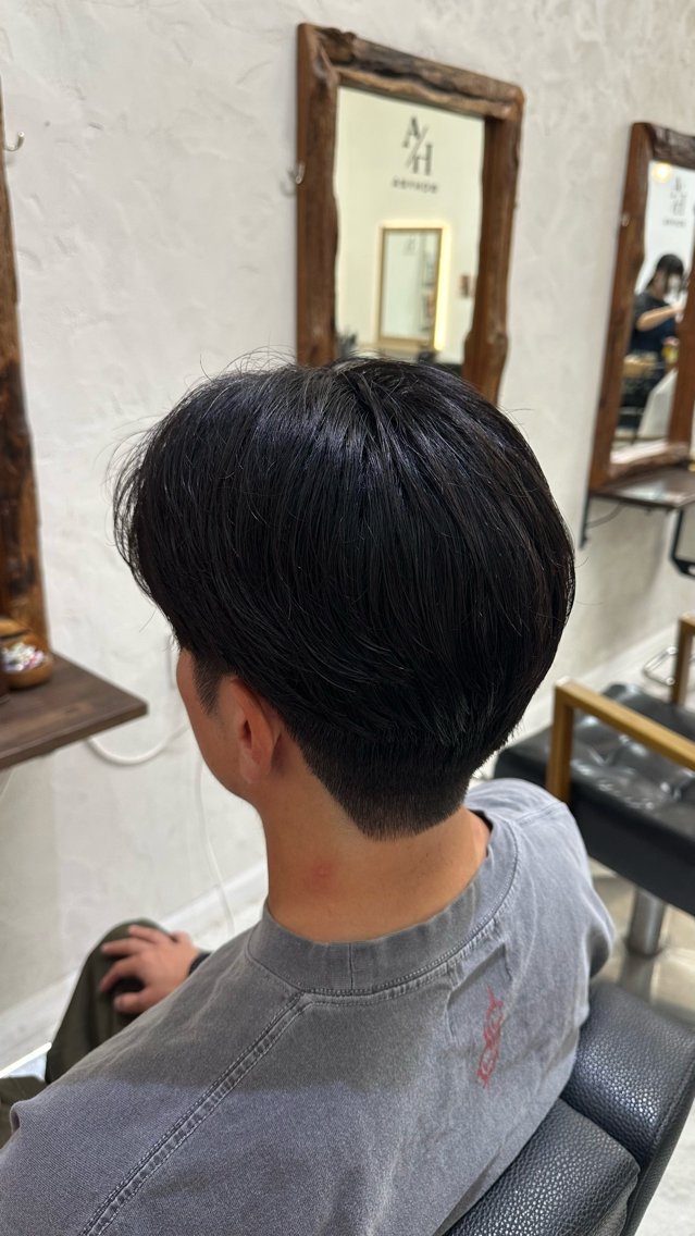 パーマ メンズ 福田 真大のヘアスタイル