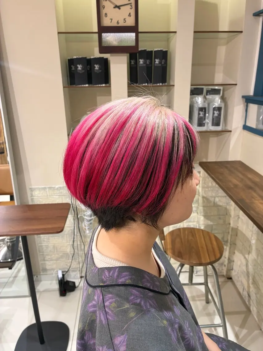 カラー luck みうのヘアスタイル