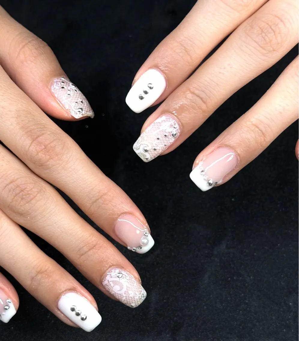 ネイル レース ハンドネイル nailpark_ MITSUMEのネイルデザイン