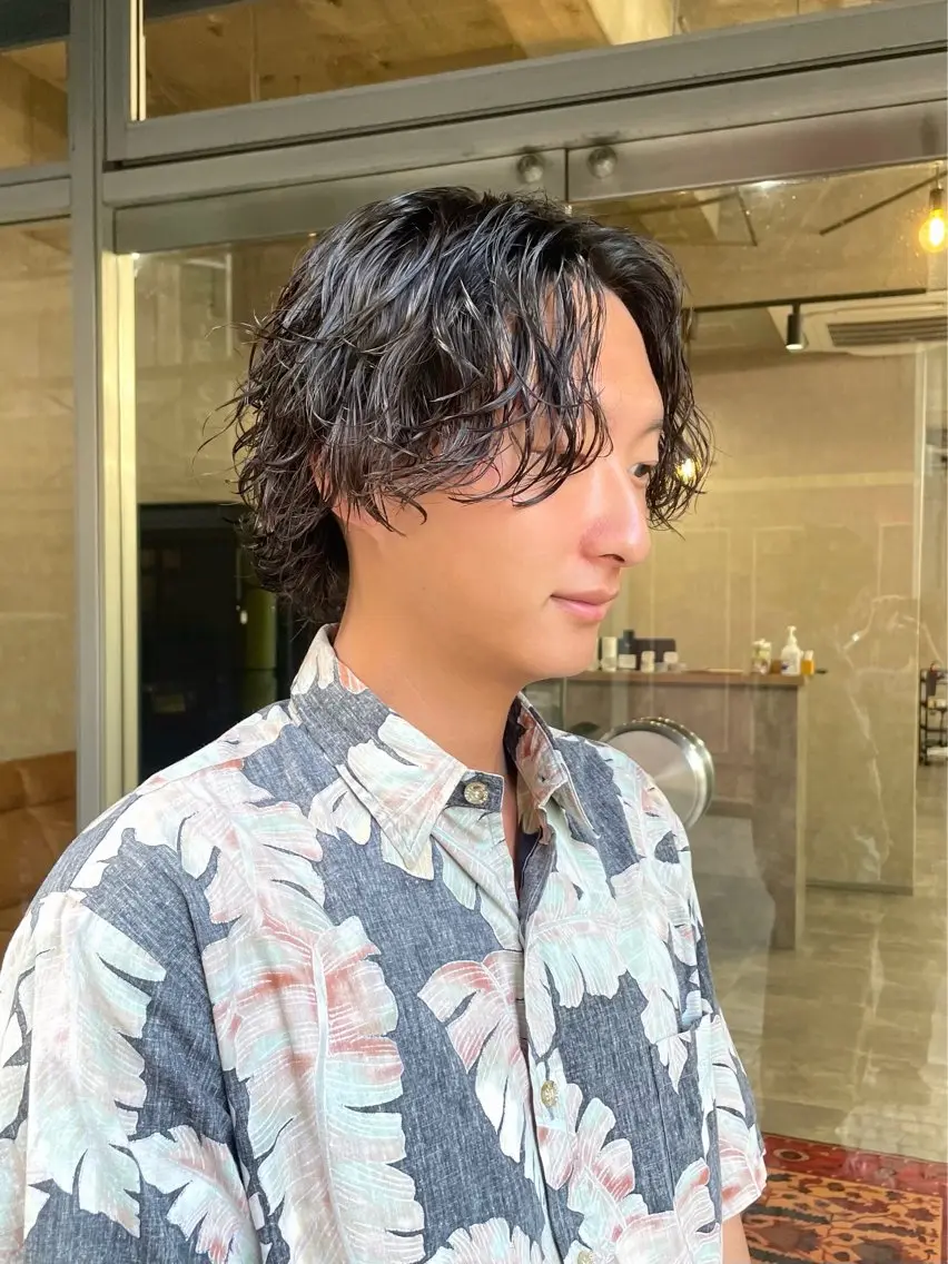 パーマ メンズ ✂︎メンズ特化船橋 パーマ優希のヘアスタイル