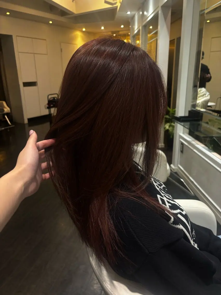セミロング 新宿/縮毛矯正/ 髪質改善/りこのヘアスタイル