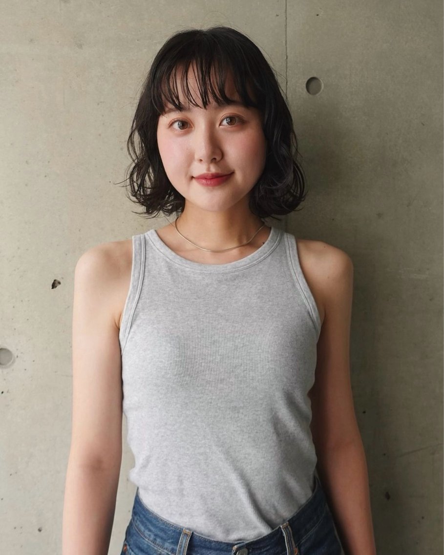 ショート パーマ ボブ カット パーマ 大阪/似合わせパーマ ヤマシタミウのヘアスタイル