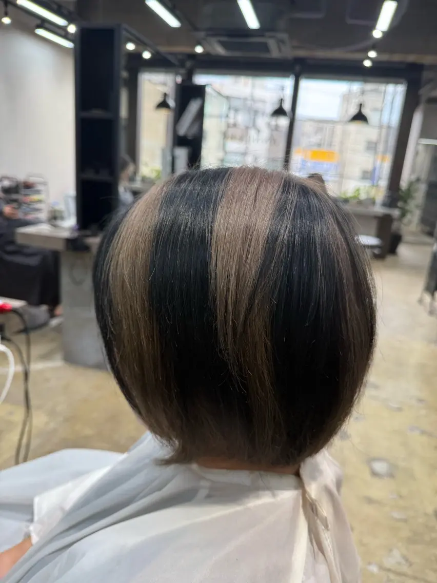 カラー ヘアカラー ルシ🎨/ハイトーン デザイン/髪質改善のヘアスタイル