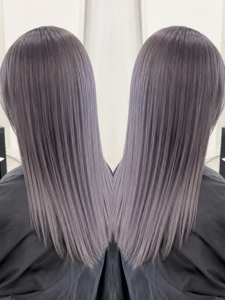 ロング カラー メンズ メンズブリーチ ブリーチ カット ヘアカラー C'LD Hair トモヤのヘアスタイル