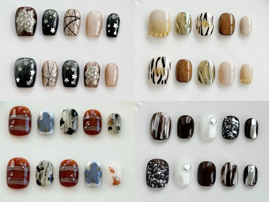 ネイル アートネイル ストーンネイル ハンドネイル ami ｜韓国っぽnailのネイルデザイン
