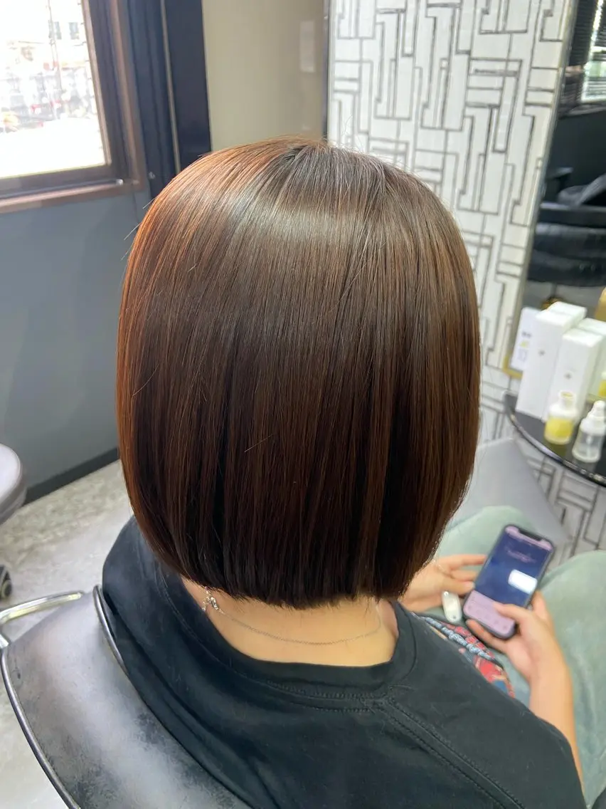 ショート ヘアカラー 北村 理奈のヘアスタイル