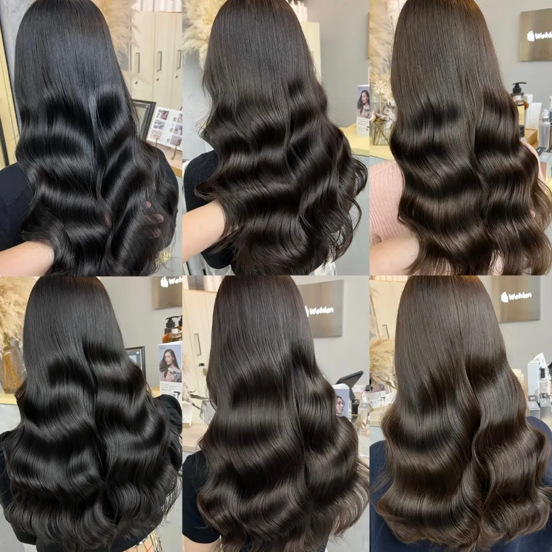 ロング カット ヘアカラー トリートメント ヘアセット プル艶職人/ にしものヘアスタイル