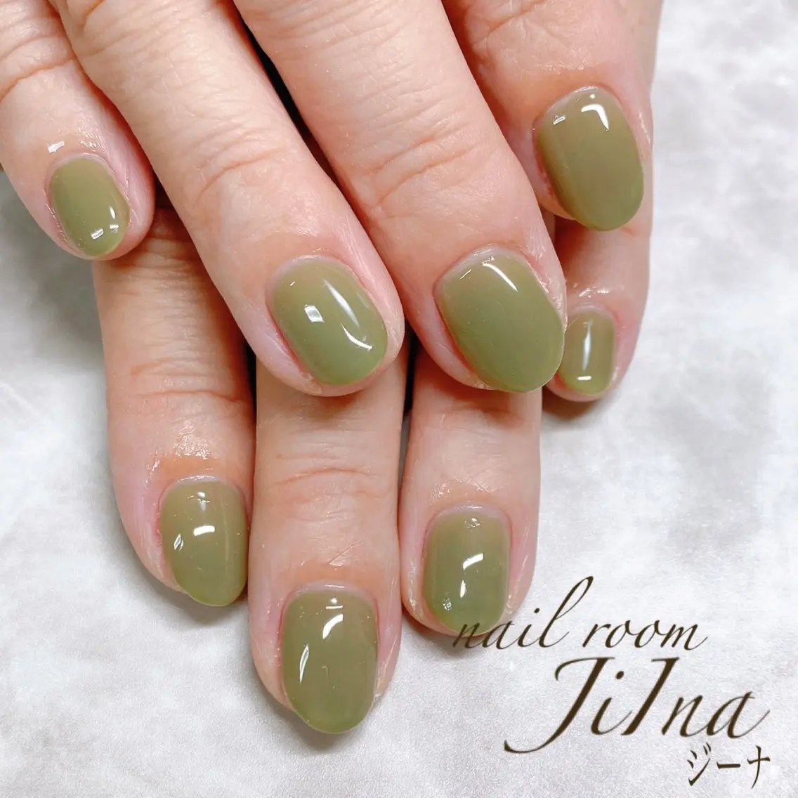 ネイル ワンカラーネイル JiIna nailのネイルデザイン