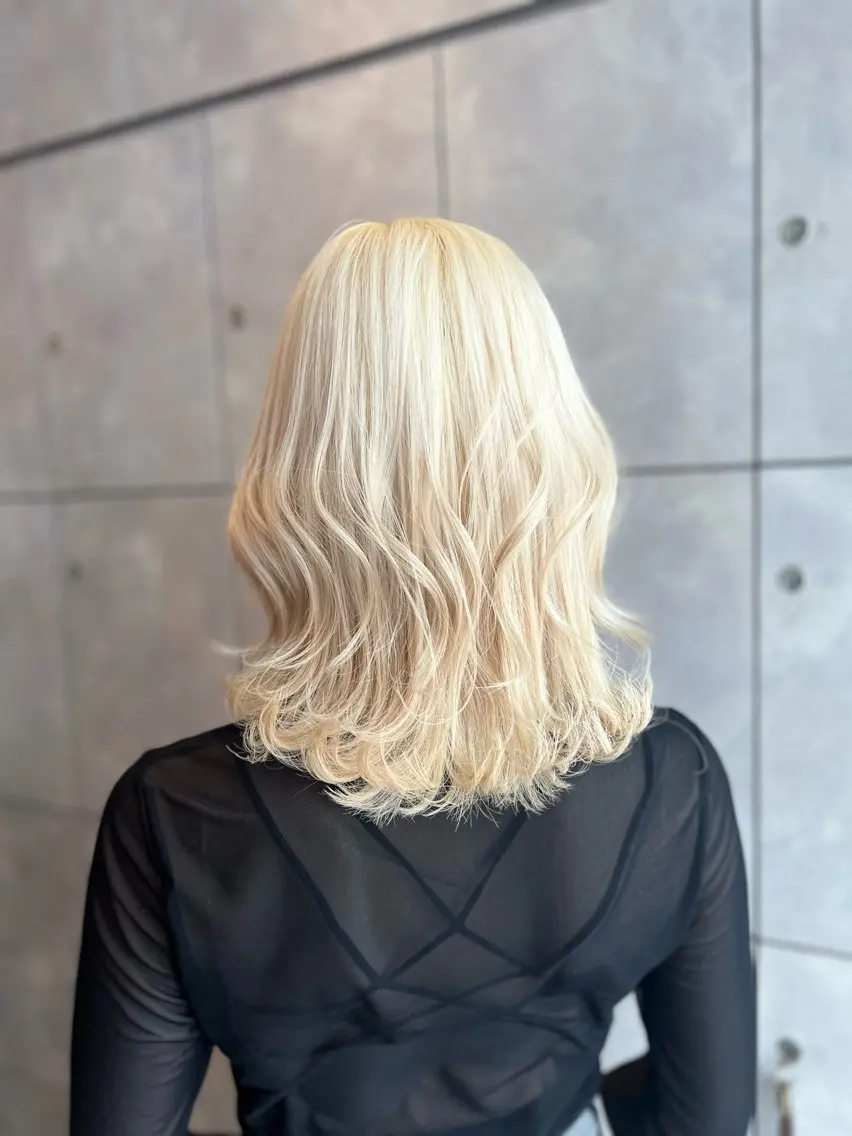 ミディアム カラー ヘアアレンジ ヘアカラー トリートメント ヘアセット 🌈インナーカラー ‘ショウマ’🌈のヘアスタイル