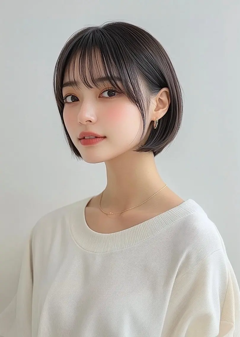 ショート カット トリートメント 🫧似合わせショート イシダ🫧のヘアスタイル