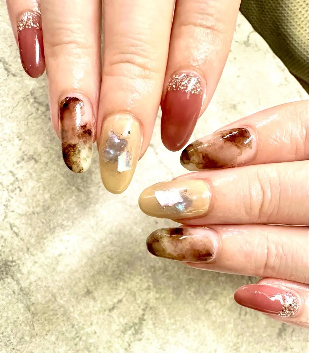 ネイル オフィスネイル ハンドネイル .N YUKIのネイルデザイン