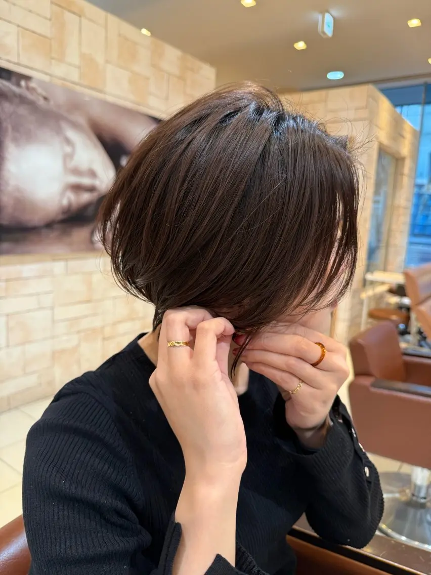 ショート ショートレイヤー レイヤーカット ショートヘア 川崎　レイヤーカット /江口真正のヘアスタイル