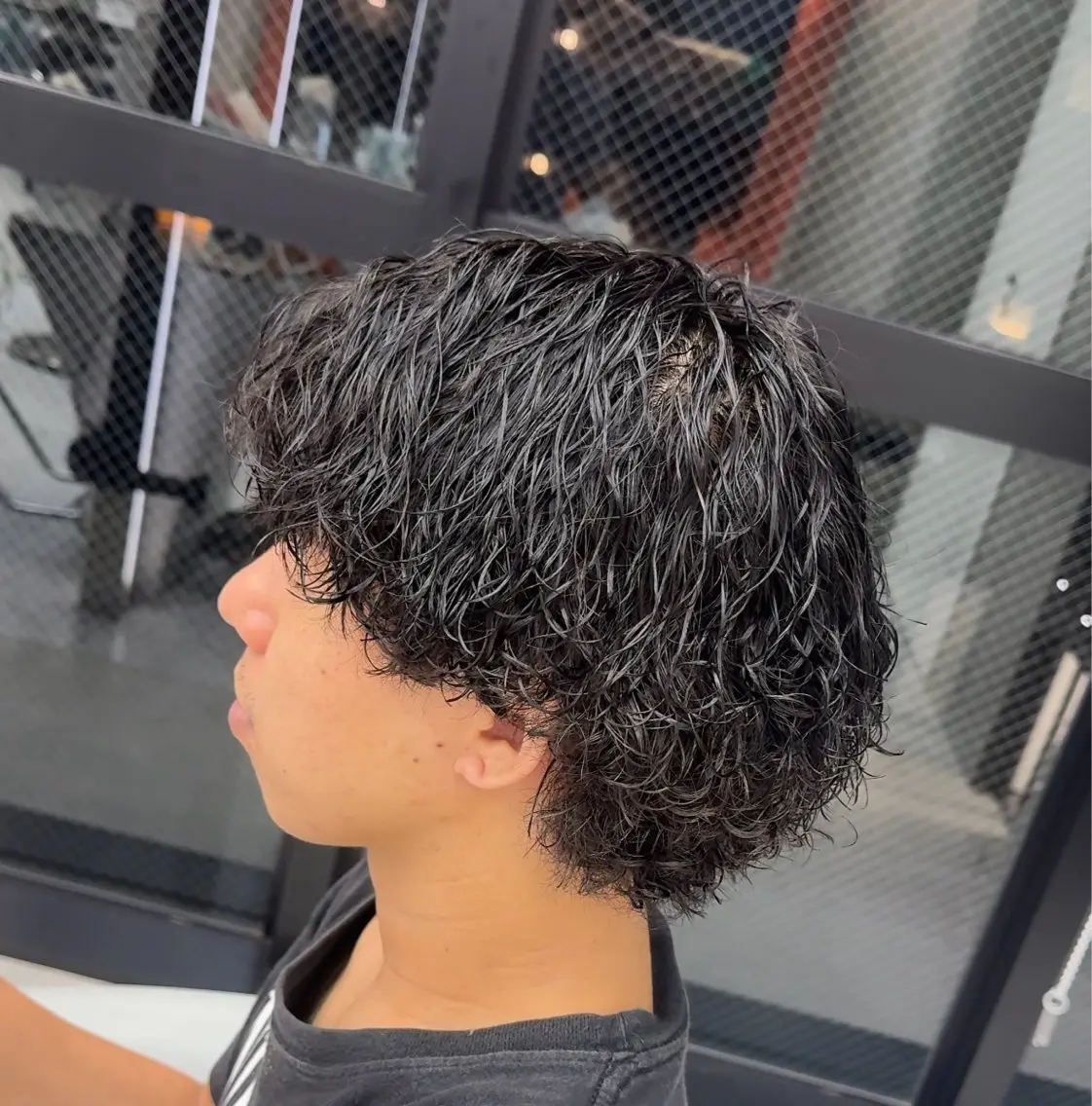 パーマ メンズ カット パーマ ハクヤ心斎橋 パーマ/縮毛矯正のヘアスタイル