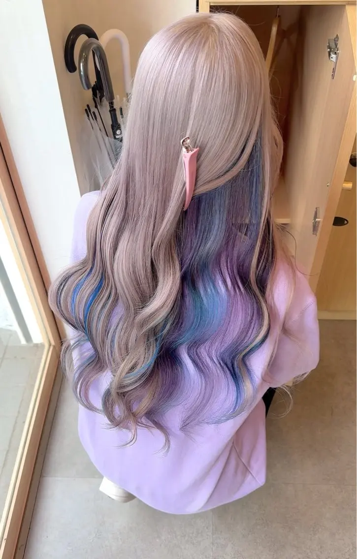 ロング たかはし るなのヘアスタイル