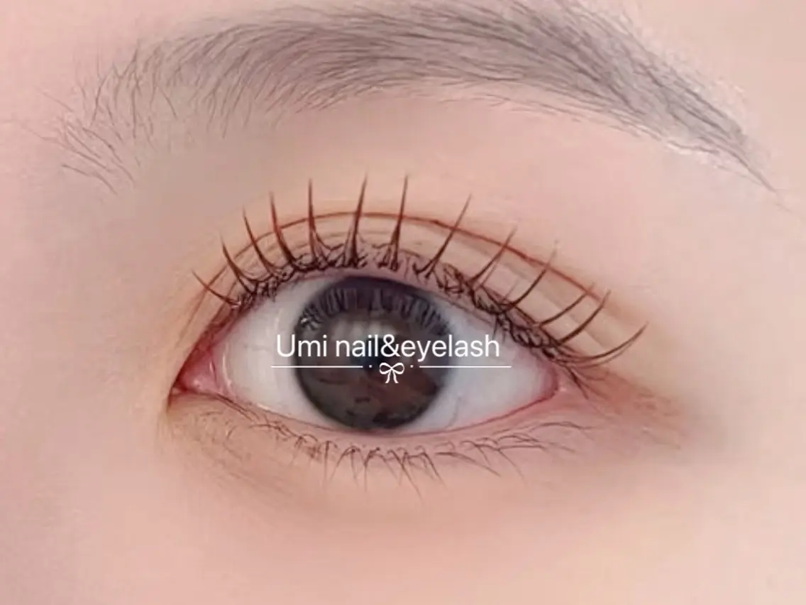 マツエク・マツパ 韓国風マツエク まつげパーマ ワンホンマツエク マツパ Umi nail& eyelash ゆみのマツエク・マツパデザイン