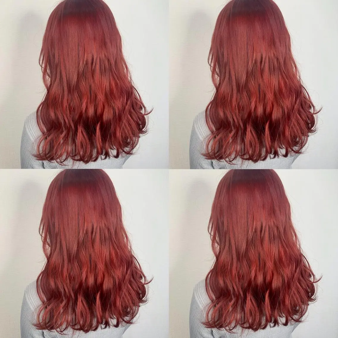 ロング カラー ピンクカラー ヘアカラー 袴田 伊代のヘアスタイル