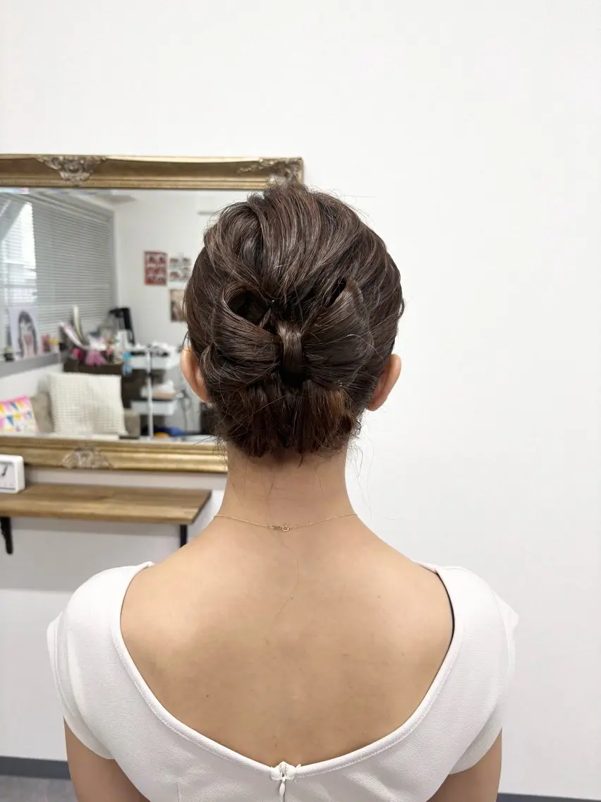 ヘアアレンジ 結婚式・ブライダル ヘアサロン ミカヅキのヘアスタイル