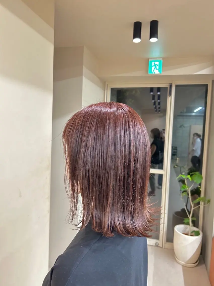ミディアム カラー 齋藤 隼琉のヘアスタイル