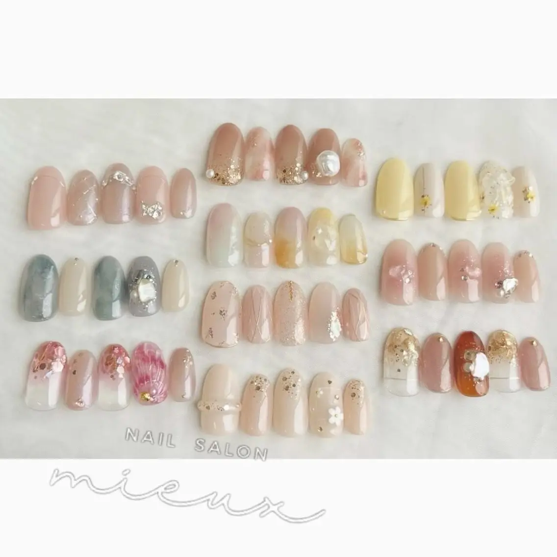 ネイル ハンドネイル nailsalon mieuxのネイルデザイン