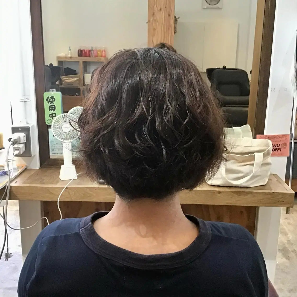 ショート パーマ カット パーマ トリートメント 石井 寛司のヘアスタイル