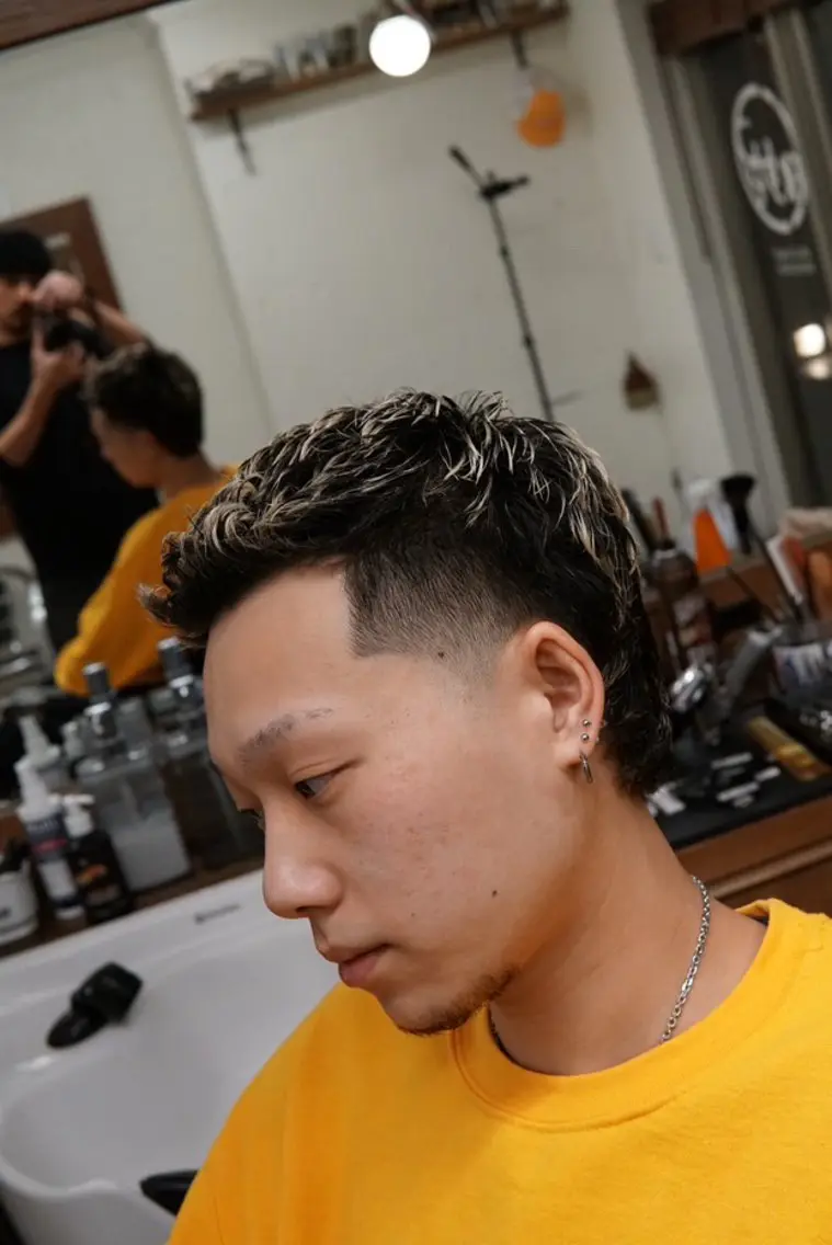 ショート パーマ メンズ カット パーマ men's/perm colorDaijuのヘアスタイル