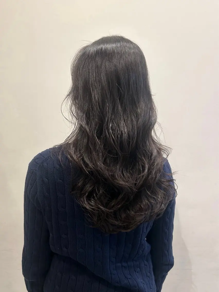 ロング パーマ 透けカラー♡ のぐちまおのヘアスタイル