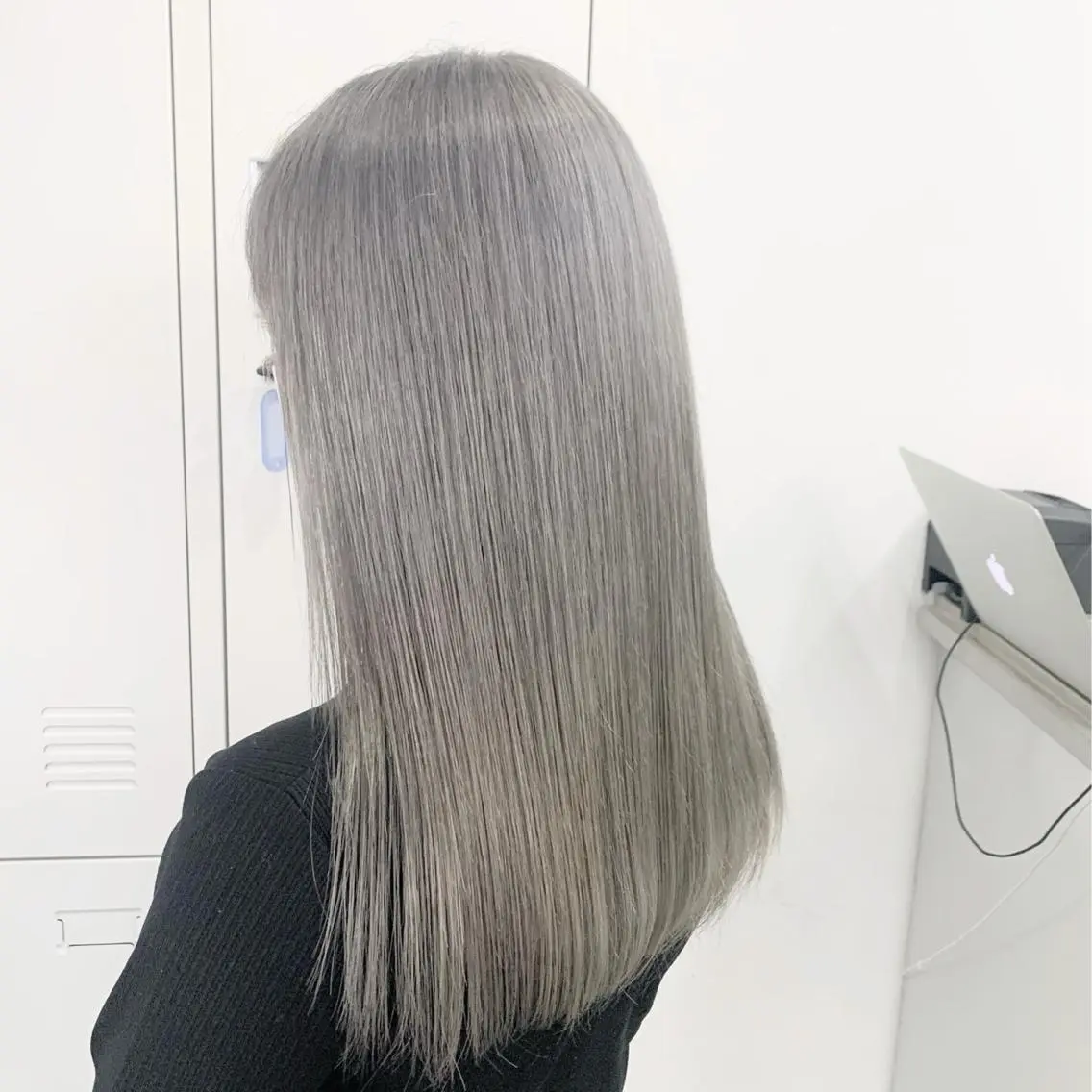 ロング カラー カット ヘアカラー トリートメント 赤みゼロ/透明感 カラー🌿KANTAのヘアスタイル