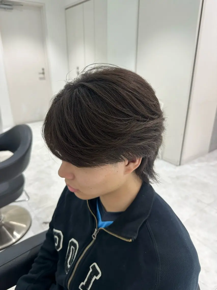 ショート パーマ メンズ カット パーマ 🐺韓国風メンズ特化 あさひ🐺のヘアスタイル