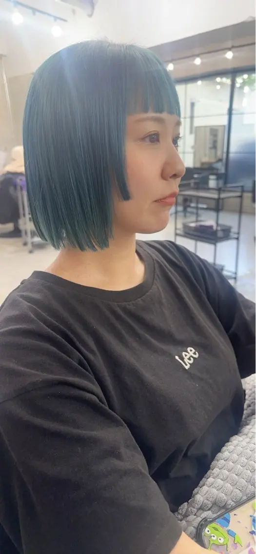 ミディアム カラー 中尾 未希のヘアスタイル