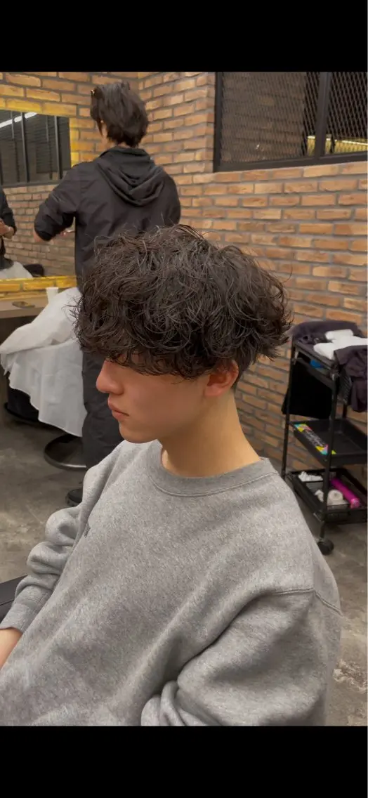 ショート カラー パーマ ヘアアレンジ メンズ キッズ 🔥メンズ特化🔥/ 福田朝輝のヘアスタイル