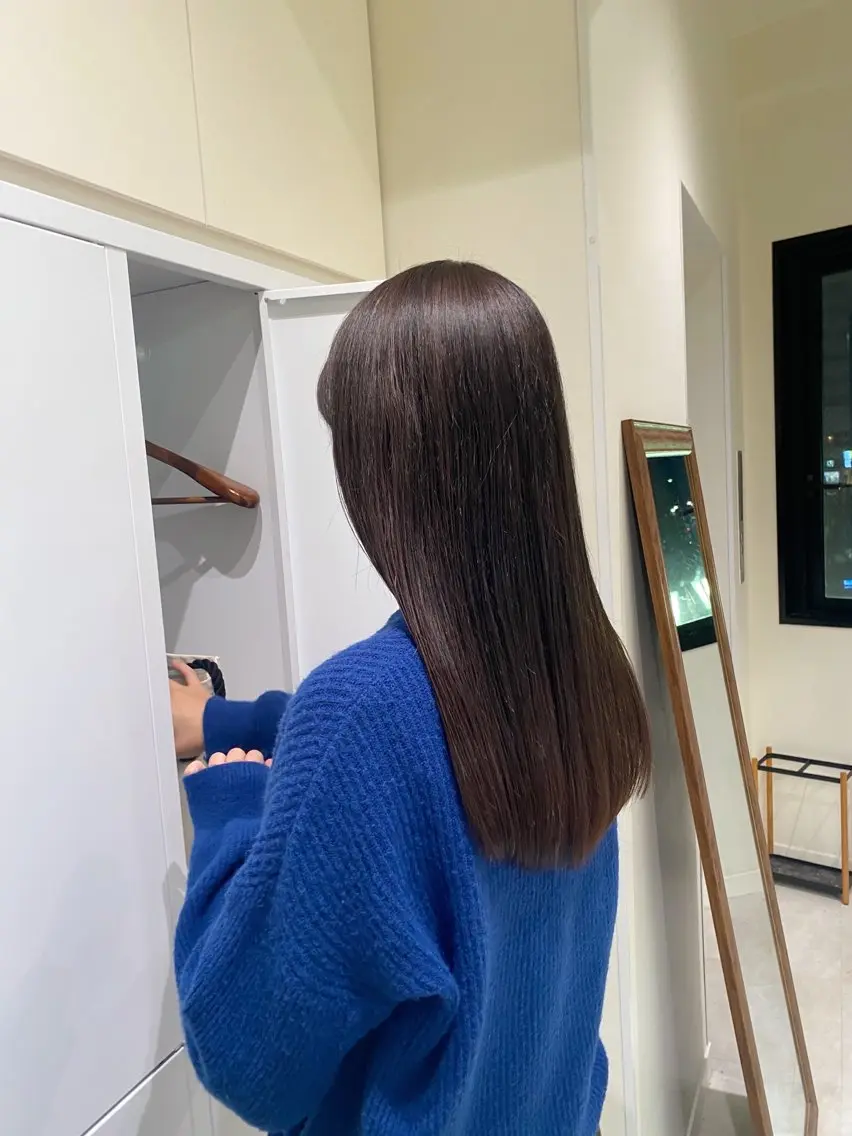ロング カラー ケアカラー カット ヘアカラー トリートメント 暖色カラー /ヘアアレンジ/花鈴のヘアスタイル