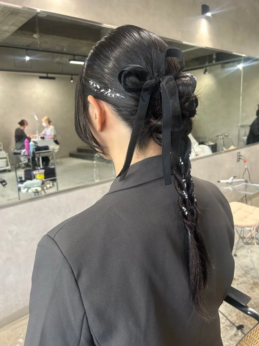 セミロング ヘアセット 透明感カラー/ Reika☁️ིྀのヘアスタイル