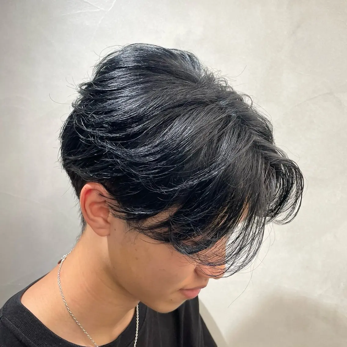 ミディアム パーマ ヘアアレンジ メンズ fifth 石川 凪のヘアスタイル
