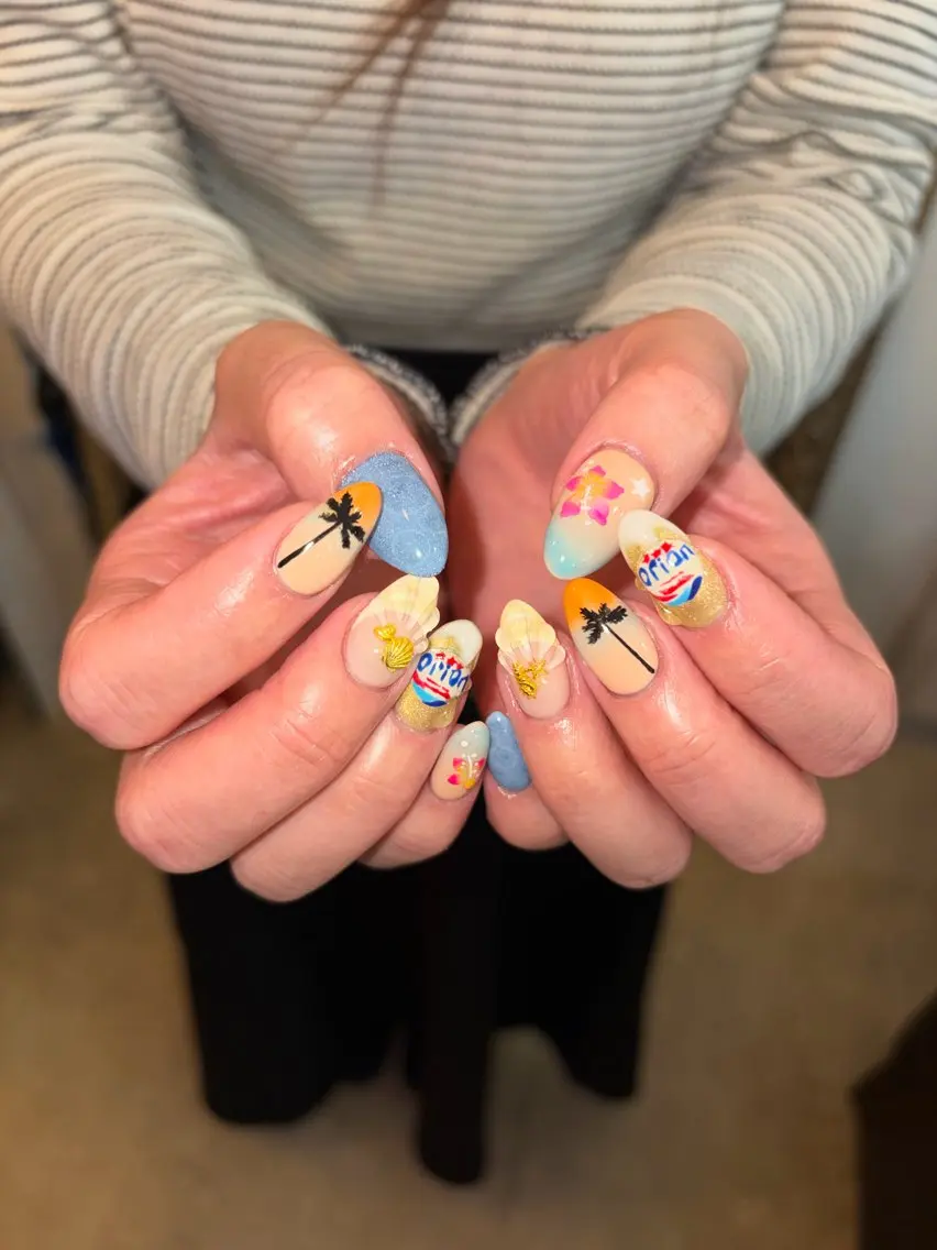 ネイル 持ち込み ハンドネイル Nail Salon Moon🌙のネイルデザイン
