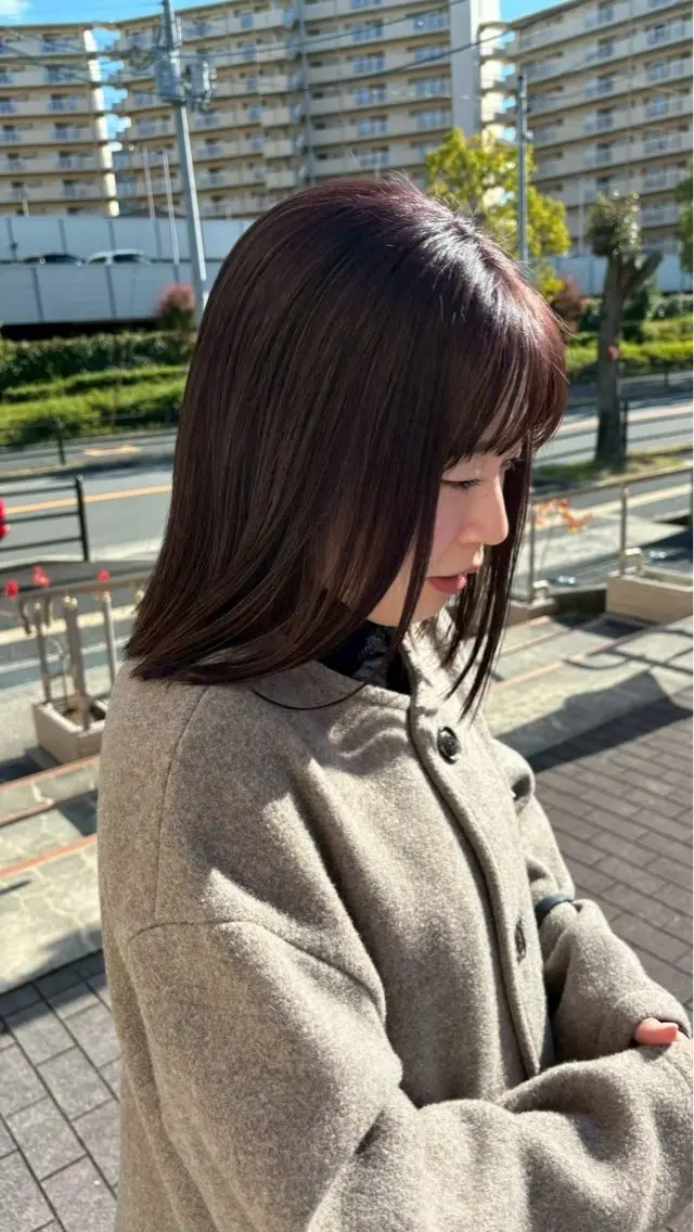 カラー YOKE /桃山台 /iori‎✦.˚◦のヘアスタイル