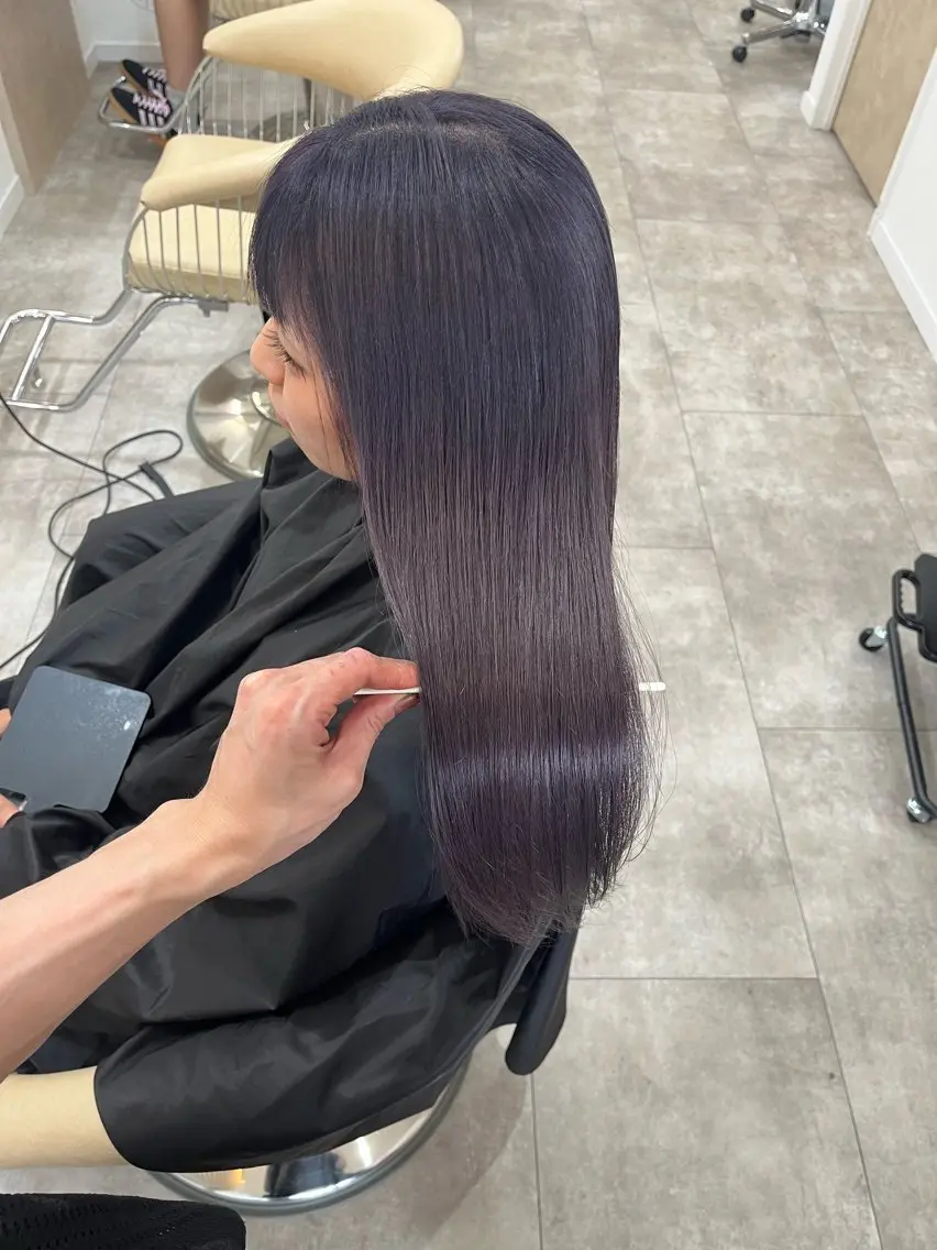 ロング カラー ブリーチ ケアブリーチ ダブルカラー カット ヘアカラー トリートメント 廣庭 勇人のヘアスタイル