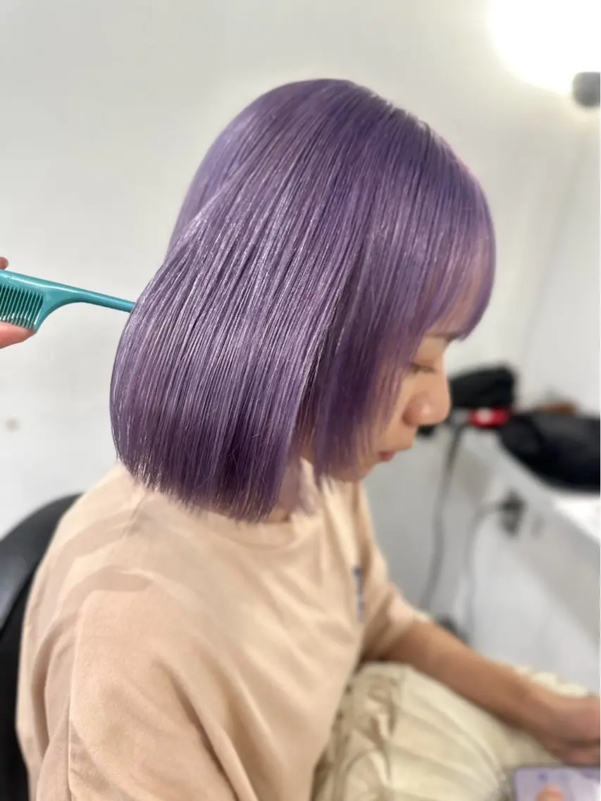 ショート ヘアカラー 森田 あかりのヘアスタイル